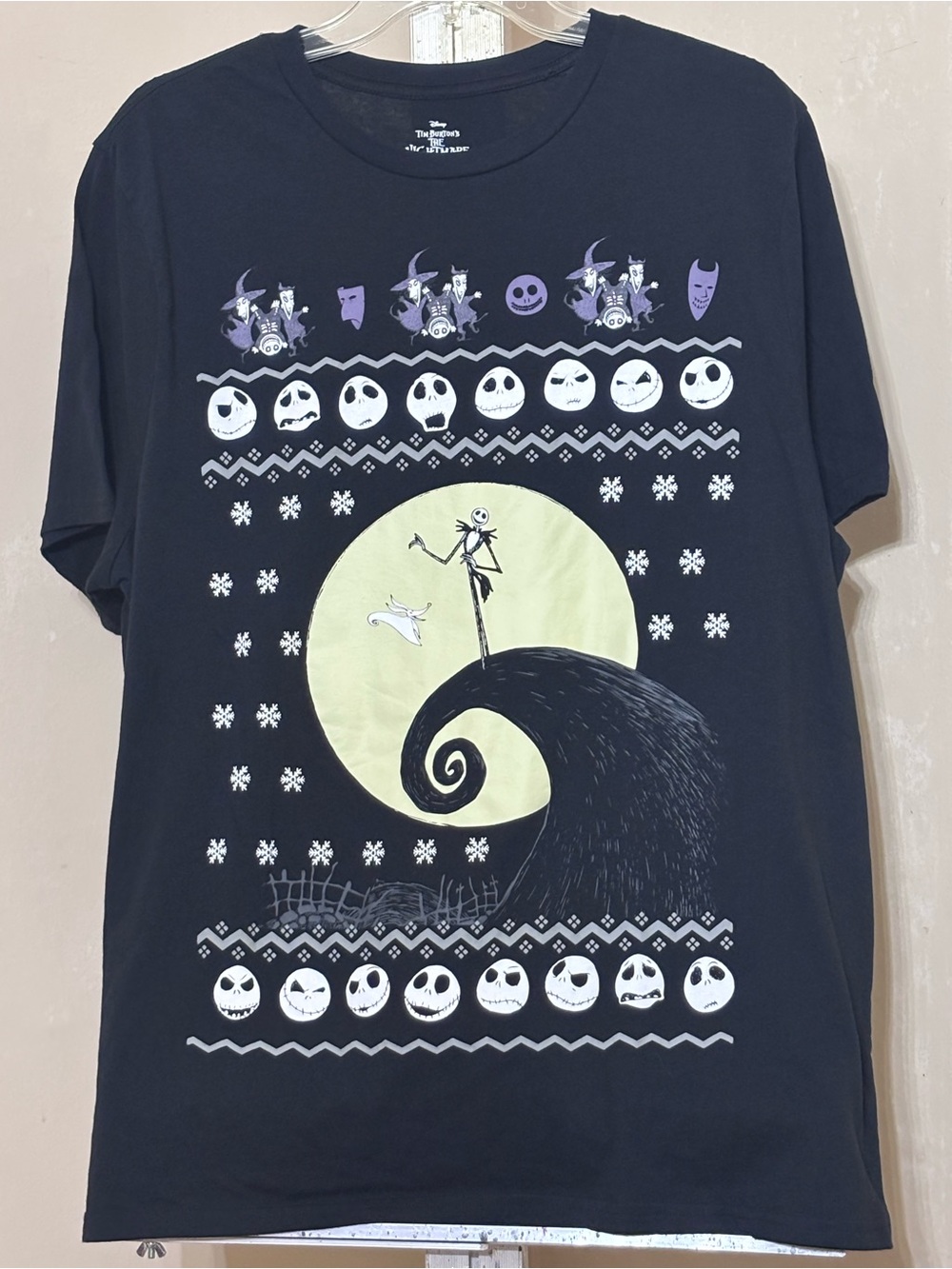 Disney Nightmare Before Christmas Jack Skellington Tee Goth Y2K